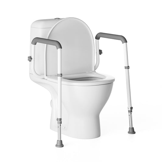 Loyoda Toilet Safety Rails Medical Steel Sturdy Toilet Handle  Provides Support for Seniors Disabled and Pregnant Women