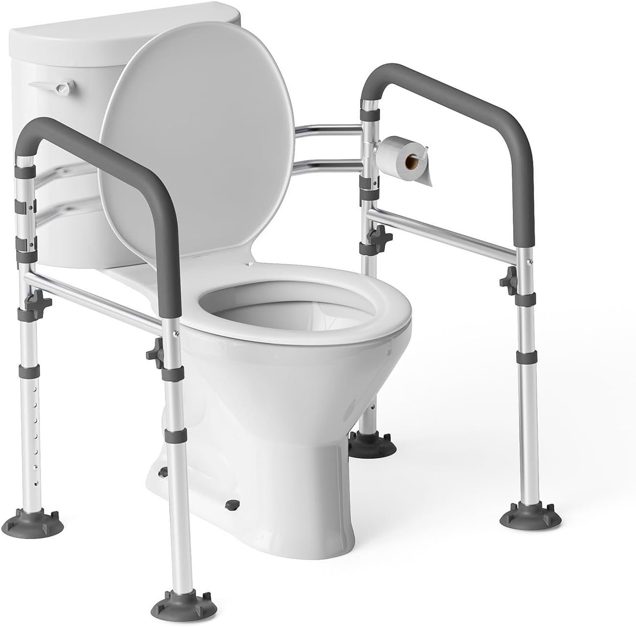 Loyoda Adjustable Toilet Safety Frame Gray